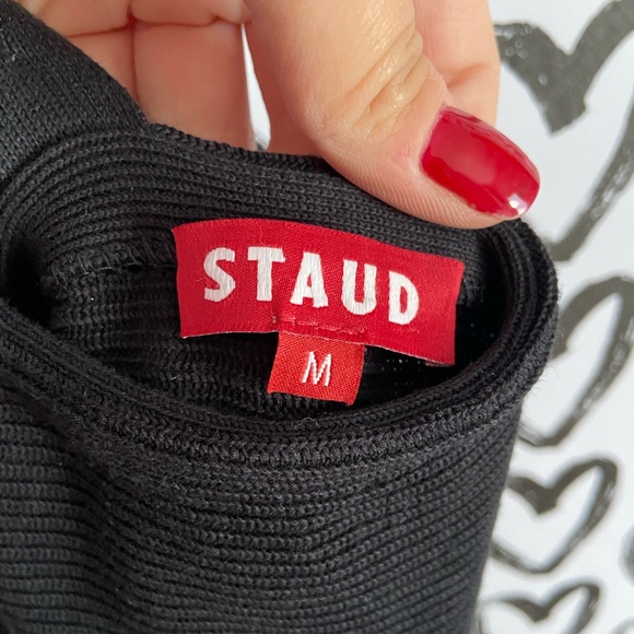 Staud shell strap tie back dress - Picture 4 of 5